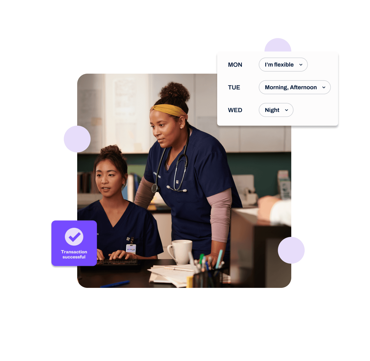 connectRN onboarding workflow screen