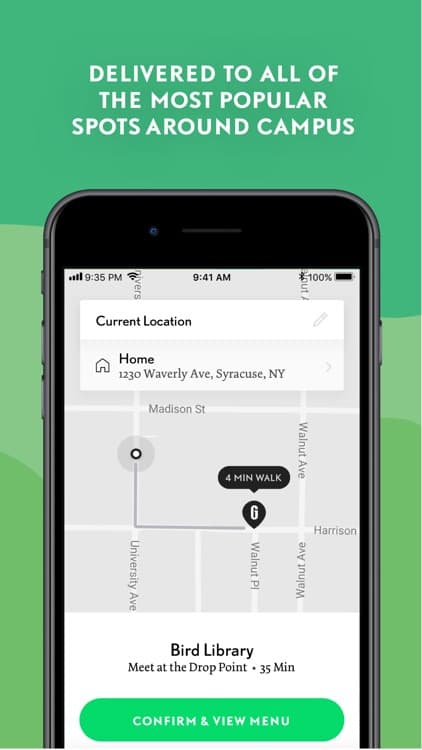 Good Uncle delivery tracking screen