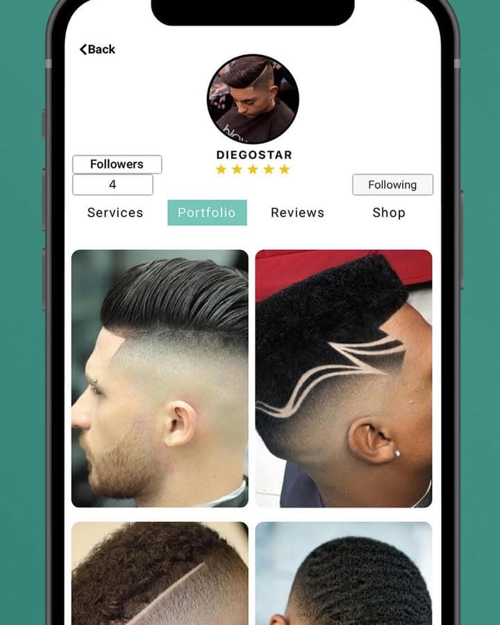 Pelu app barber dashboard