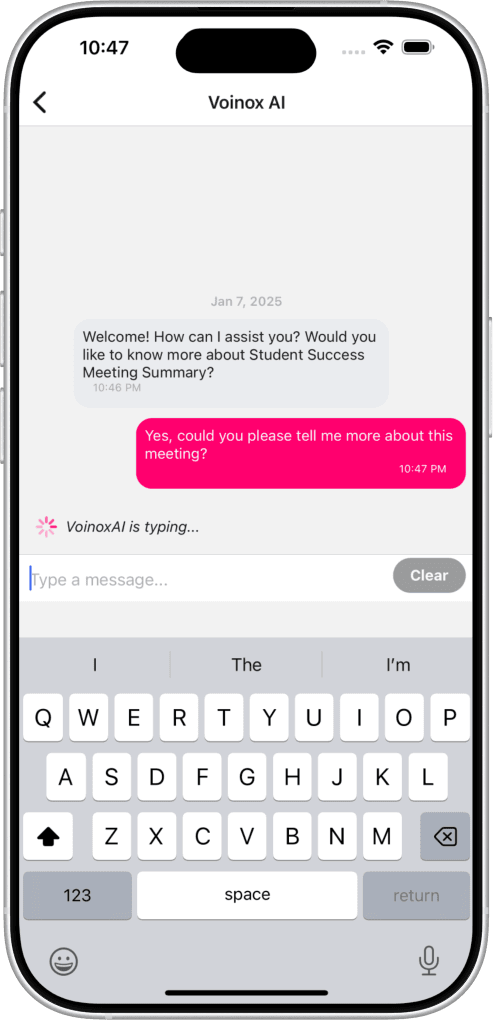 Voinox AI generated notes